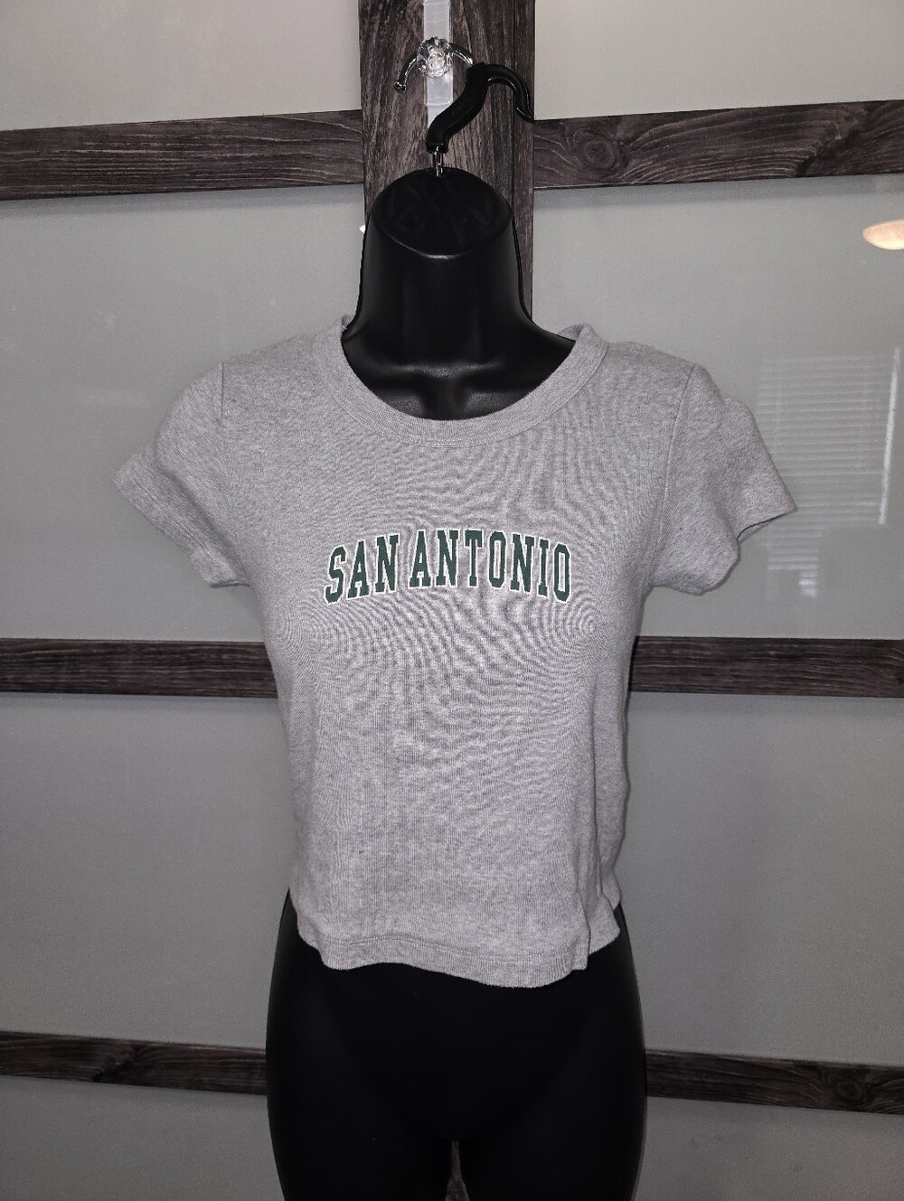 Pacsun John‎ Galt San Antonio Crop Shirt Sz M